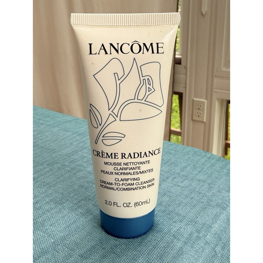 Lancome Crème Radiance Clarifying Cream to Foam Cleanser Normal/Combo Skin 2oz